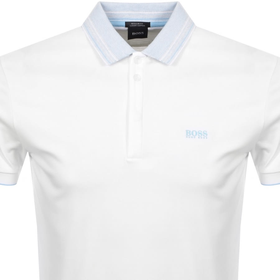 Alternative Image for ProductBOSS Athleisure Paddy 1 Polo T Shirt White2